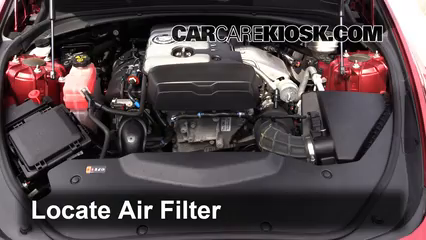 2015 Cadillac CTS 2.0L 4 Cyl. Turbo Filtre à air (moteur) Changement